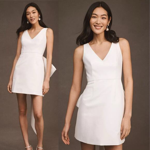 Sachin and Babi Wedding Mini Dress Gwyneth FLAWED- NO BOW - Picture 1 of 14